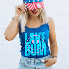 Load image into Gallery viewer, Lake Bum Happy Face Royal Blue
