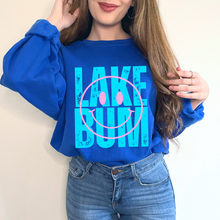 Load image into Gallery viewer, Lake Bum Happy Face Royal Blue
